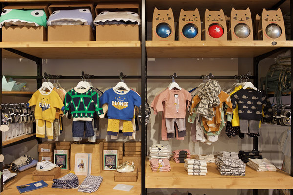 Le rayon mode, pour les futures fashion victims.