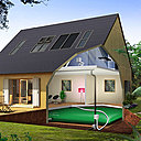 Une Citerne Verte se place aisément dans un vide sanitaire…