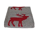 On a envie de se blottir dessous. Un plaid en laine et coton. 185 x 125 cm 223 €. Collection Caribou. Côté Table.