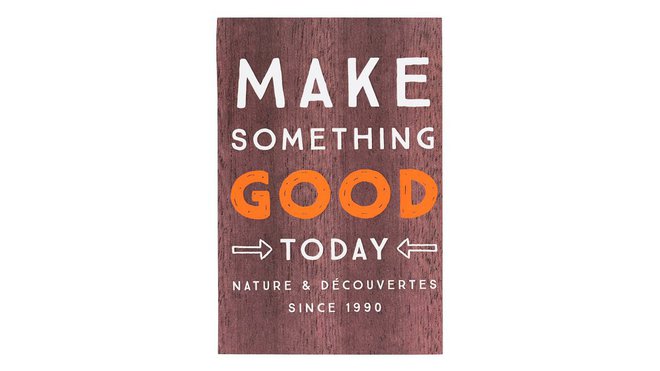 Un carnet pour noter ses inspirations. 21 x 14 cm 9,95 €. Nature &amp;amp;amp; Découvertes.