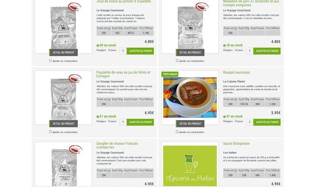 Mois après mois, la gamme de plats traiteur juste prêts à être consommés s’étoffe.