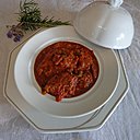 Pavé de thon à la basquaise à réchauffer simplement avant de le servir avec du riz blanc ou des pommes de terre vapeur.