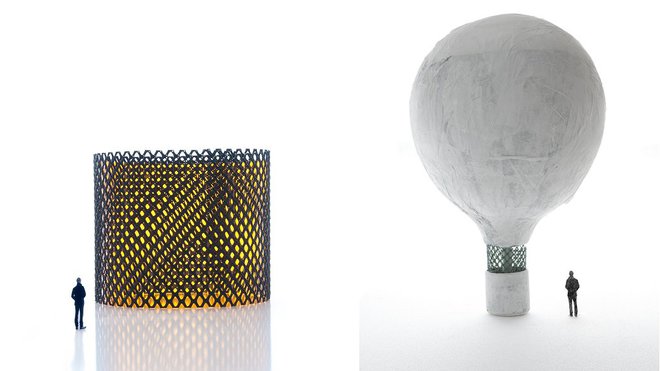 Maquettes de recherches et prototypes à l’échelle 1 qui évoquent, en tout, une vingtaine de « principes » et réinventent certains « motifs urbains ». Maquettes de recherches et prototypes à l’échelle 1 qui évoquent, en tout, une vingtaine de « principes » et réinventent certains « motifs urbains ».