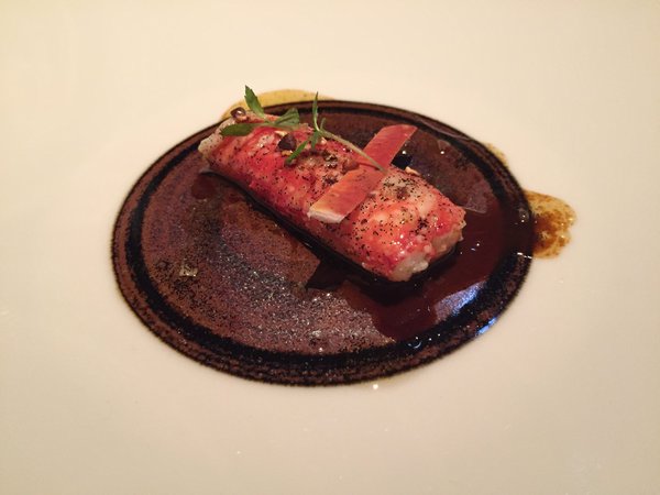 La pince de crabe royale, vanillée, vanillée.