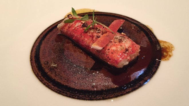 La pince de crabe royale, vanillée, vanillée.