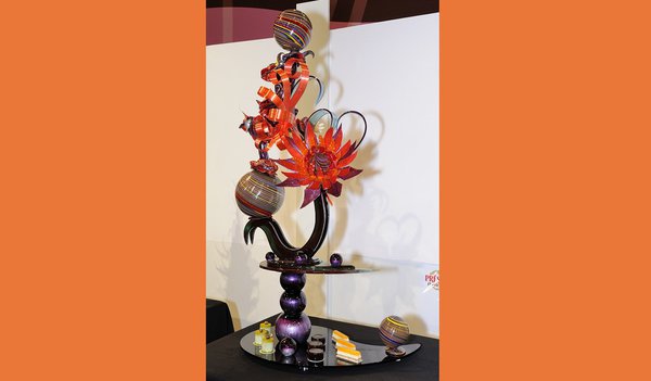 Une pièce en sucre réalisée lors du dernier Mondial des Arts Sucrés.