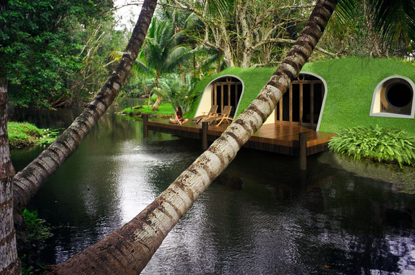 Couplé avec les multiples avantages offerts par le revêtement de terre organique, en termes d'inertie thermique, de cycle du carbone et de production d'oxygène, le Green Magic Homes système possède la plus faible empreinte carbone possible à travers son cycle de vie, et obtient la plus haute durabilité parmi tous les systèmes industrialisés connus de ce type.