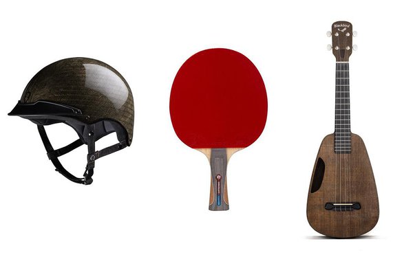 Ukulélé, casque de vélo et raquette de tennis de table, quels liens entre ces trois objets ? A première vue rien, et pourtant, ils sont tous les trois élaborés à base de lin. Le lin sait se faire surprenant et innovant !