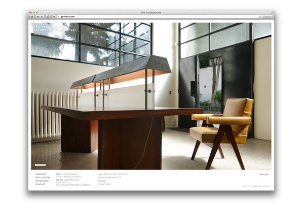 Bureau à l’hôtel Martel, rue Mallet-Stevens, à Paris.