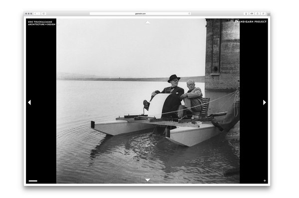 Le Corbusier et Pierre Jeanneret à Chandigarh.