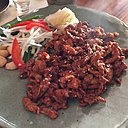 Maekjeok Gui : grillade de porc sauce soja.