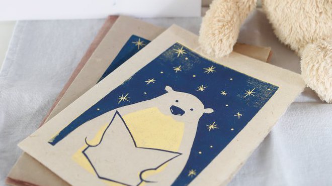 En faire part, cet ours malin s'imprimera à l'infini sur vos cartes pour annoncer un évènement.