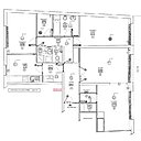 Plan avant travaux. Un appartement classique des années 1970 très cloisonné.