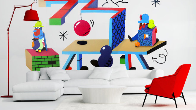 Originaire du mouvement graffiti, cet artiste a trouvé son langage dans les jeux de lettrages et de construction. Mur peint, œuvre unique de l’artiste 2shy. Originaire du mouvement graffiti, cet artiste a trouvé son langage dans les jeux de lettrages et de construction. Mur peint, œuvre unique de l’artiste 2shy.