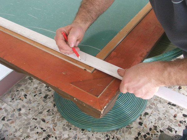 Etape 6 : repérage et prise de côte des pare-closes de maintien.