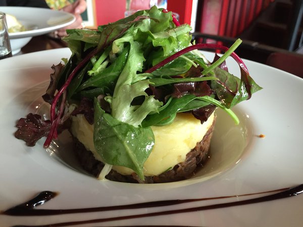 L'excellent hachis Parmentier.