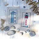 Les 2 phares Côte Ouest,  ref BK1605