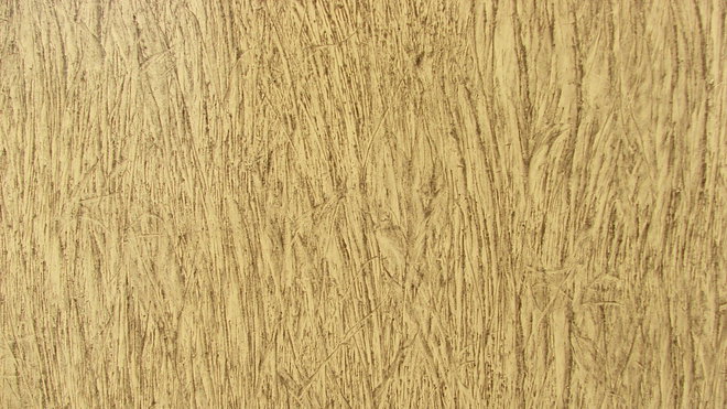 ​Etape 9 : Résultat obtenu après le battage du glacis à l’eau. L’effet donnera un grain du bois plus ou moins régulier et finement piqué.