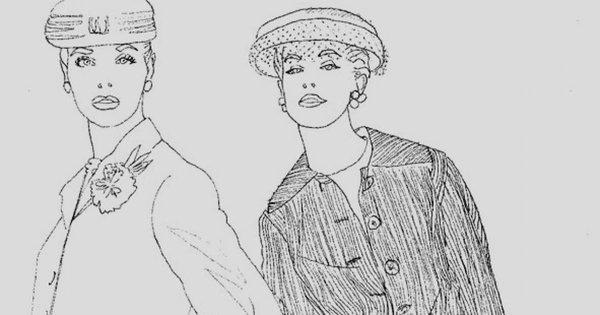 Silhouettes, figures de mode, chaque tenue est décryptée et datée selon son créateur, et sa date de création.