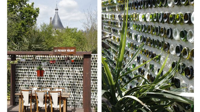 « La maison vivante » qui gomme l’habituelle relation entre extérieur et intérieur. Parmi ses différentes pièces, voici la salle à manger. Création française d’Emilie Garnier et Barthélémy Affres, paysagistes DPLG.