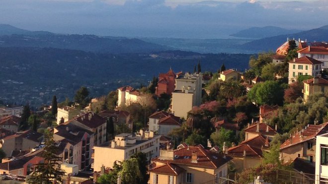 La vue panoramique depuis ma chambre.
