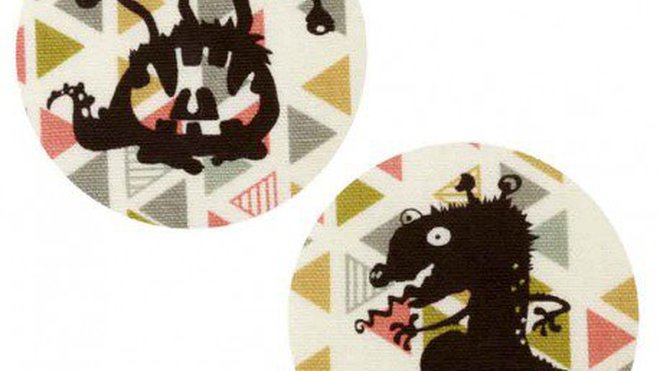 Les thermocollants monstres bloomy et zarzouille de Polkadot.