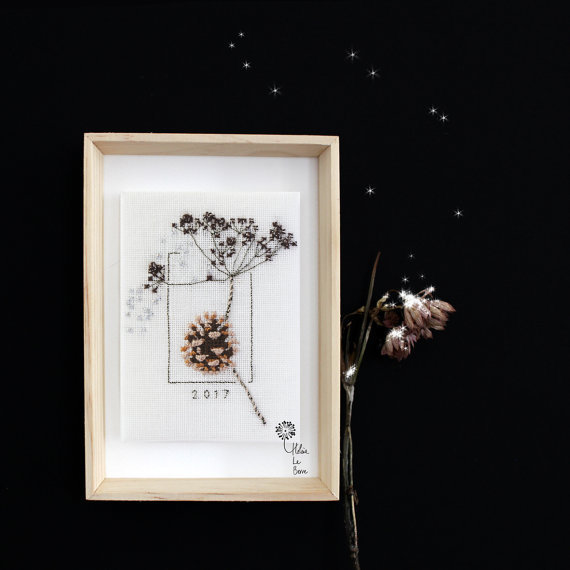 Kit de broderie Pomme de Pin.