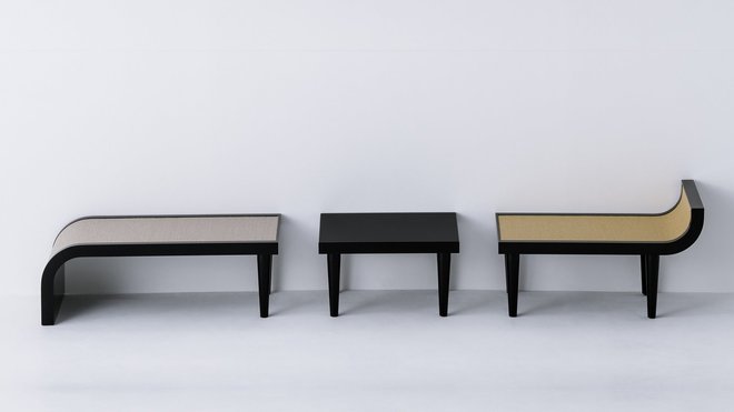 La collection est une rencontre avec l’évidence formelle japonaise dont le designer garde l’essentiel. Dans cet esprit, les tables basses modulables s’associent entre elles ou servent de plateaux d’appoint.