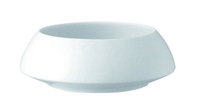 Déclinaison du cercle et de la sphère, chers au premier directeur du Bauhaus pour ce réchaud en porcelaine émaillée. Création Walter Gropius, collection Tac éditée par Rosenthal depuis 1969.