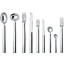 Réédité depuis 2000 en acier inoxydable 18/10, service de couverts Rundes Modell conçu en 1906. Version avec assortiment réduit en 2015 : fourchette et couteau à fruits ; petites cuillères à thé et à moka ; fourchette et couteau à poisson. La cuillère de table est proposée en deux versions : la version originale conçue par Hoffmann avec le cuilleron transversal, et la version avec le cuilleron co-axial par rapport au manche. Création Josef Hoffmann éditée par Alessi chez Arteum.