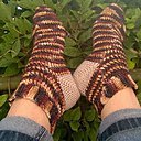 Les chaussettes chinées de "Laurence Trigoute" sont top !