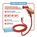 Mode d'emploi du tuyau Yoyo, ultra simple à utilser.