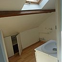 Avant les travaux: dans l’ancienne salle de bains, l’emplacement du labavo n’était pas idéal.