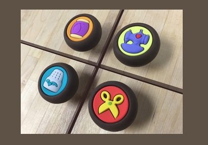 Boutons en silicone pour tiroirs de couturières