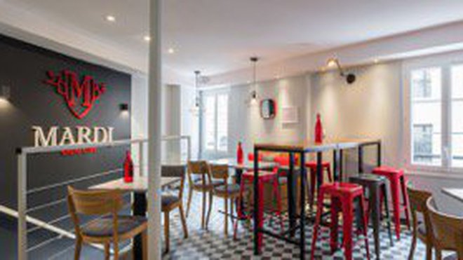 Ambiance nordique, sobre et élégante.