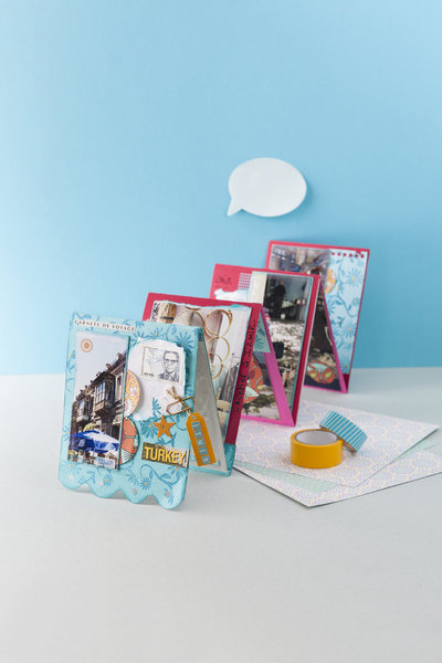 Voyage en Turquie, les moments inoubliables à consulter en format poche dans petit album en accordéon.