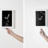 A la manière d’un tableau abstrait, horloge digitale Rewind (n°2), création Pauline Saglio, 2013.