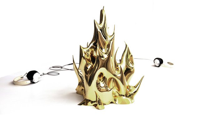 Équipé de 2 casques et de 2 cartes mémoire pour 2 playlists indépendantes, lecteur MP3 Power Of Love. Il permet à deux personnes de choisir son propre univers sonore à écouter simultanément à tout moment. Réalisation grâce à la méthode de prototypage rapide avec SD Cards, MP3 player et casques. Création Mathieu Lehanneur éditée par Slott Galerie avec la collaboration de François Brument.