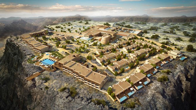 Le haut Resort a été construit sur les contours rocheux du plateau Saiq, dans la légendaire Green Mountain.