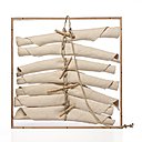 Vera Szekely, Assemblage, 1977, corde, papier, bois et feutrine.