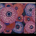 L’Atelier Martine de Paul Poiret, Les Anémones, 1912, toile imprimée au rouleau, 8 cylindres dont une couleur de fond.