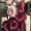 Mohair et soie de la ferme de Whislebarre.