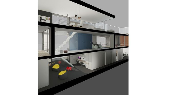 Le concept formel est organisé en 3 strates superposées.