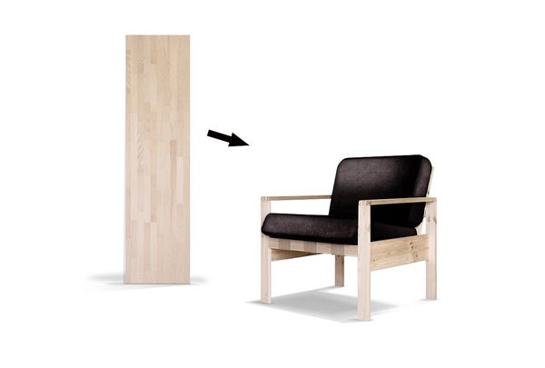 Van Bo Le-Mentzel, Hartz-IV Mobilier Série : 24 Euro chaise, 2014.