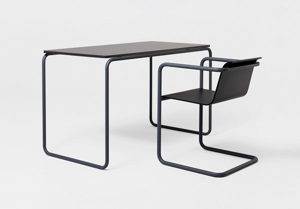 Konstantin Grcic, Pipe table and chair, 2009. Collection Vitra Design Museum.