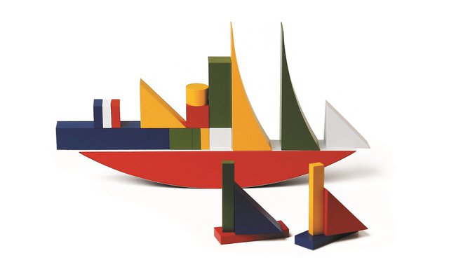 Alma Siedho-Buscher, Bauhaus Ensemble de 22 blocs pour jeu de construction. Alma Siedho-Buscher, Bauhaus Ensemble de 22 blocs pour jeu de construction.