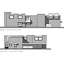 Elévations sud et ouest
