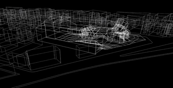 Le Centre FRAC est le fruit d’une rencontre et la convergence de deux géométries qui se matérialisent dans une déformation, une zone de turbulence.
