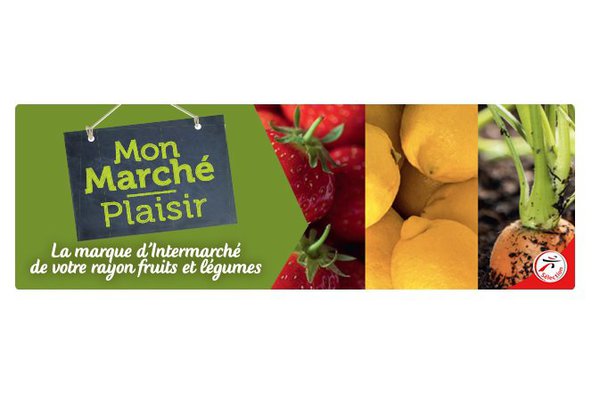 Depuis 2014 le groupe Intermarché a lancé une offre de fruits et légumes sous sa propre marque : Mon Marché Plaisir.