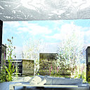 Jardin interdit et théâtre ouvert sur une expérience, « La fleur du mal » dessine un paysage intérieur cloisonné, intime qui permet de pénétrer dans un espace où l’on n’est pas invité. Réalisation de Lynda Harris paysagiste, Nathan Crouzet architecte urbaniste et Arthur-Louis Ignoré (ALI) artiste urbain, France.